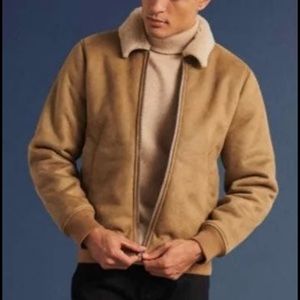 Abercrombie Wool-Blend Aviator Jacket